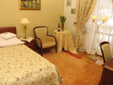 Фото номера Двухместный номер с 1 кроватью или 2 отдельными кроватями Отель Hotel Villa Romantica г. Шклярска-Поремба 7